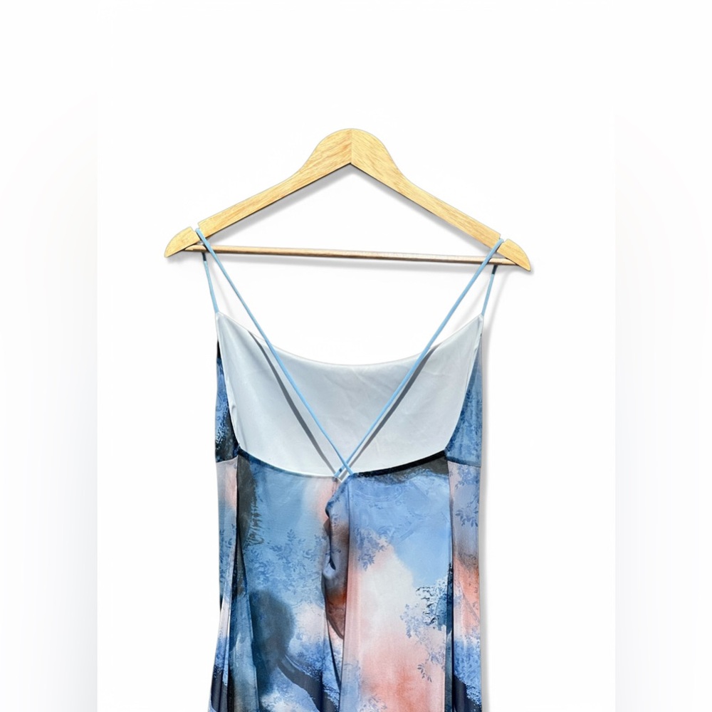 ASOS Design Mesh Cami Mini Dress With Cross Back NWT - Picture 8 of 10